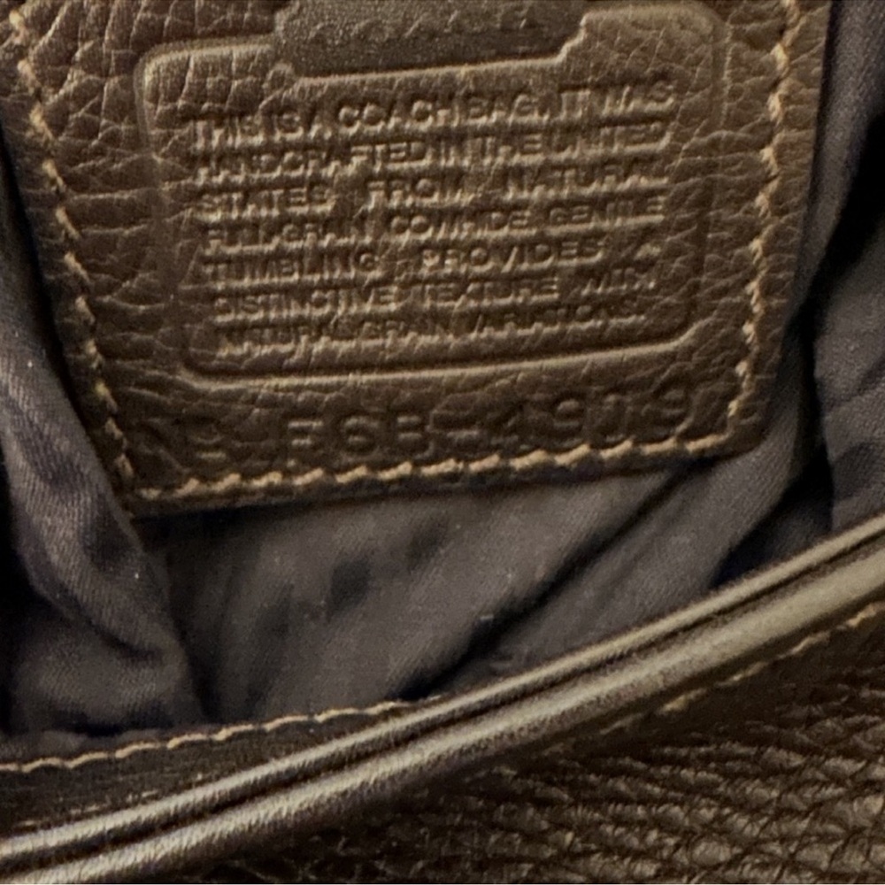 Vintage Coach Sonoma Flap crossbody style 4919 (1996) Made in the United States - Picture 11 of 12